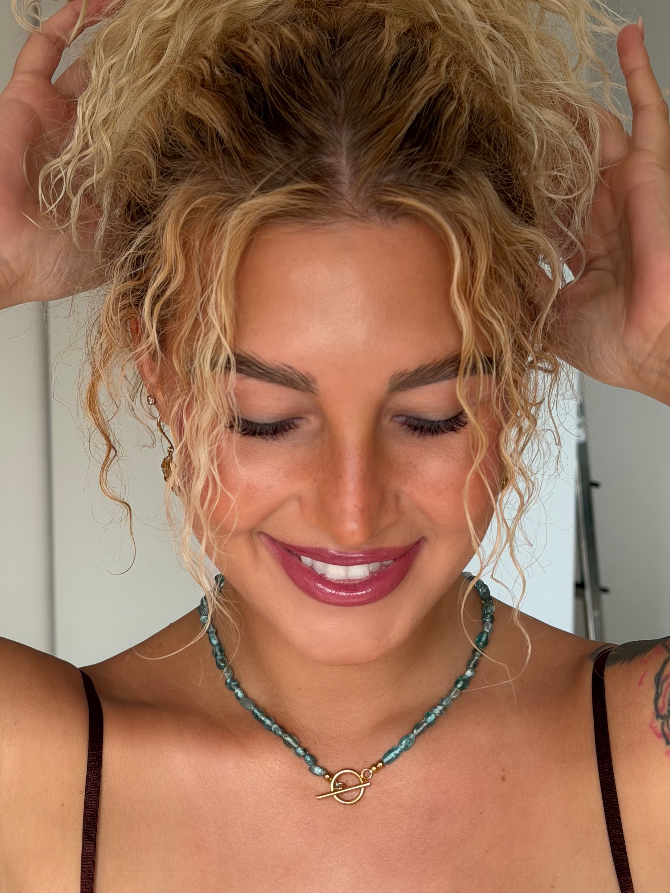 Apatit - Perlenhalskette